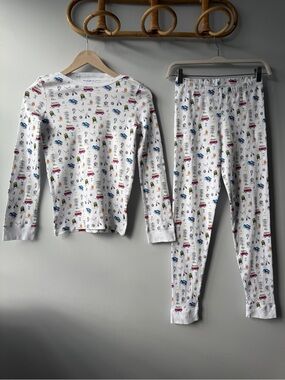 Erica Wilson Nantucket Pima Cotton Pajamas Set Cisco Beach Size 14